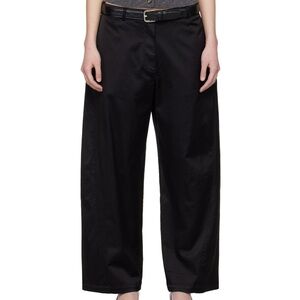 NWT CORDERA SATIN BLACK STRAIGHT LEG PANTS